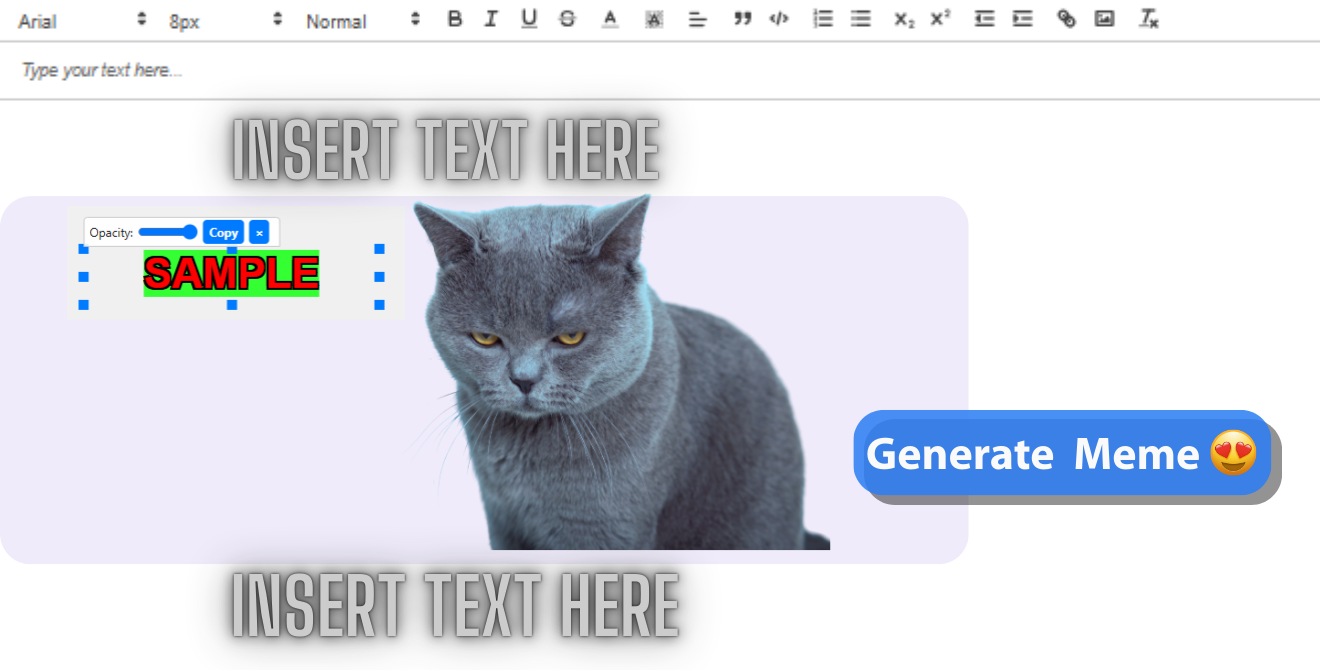 Meme Maker that turns moments into memes.